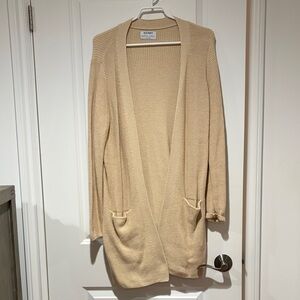 Old Navy Tan Open Front Cardigan